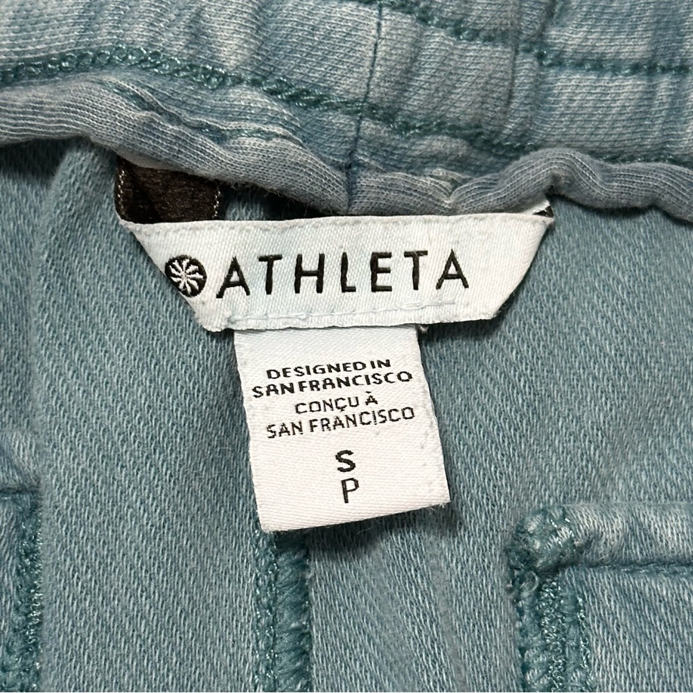 Athleta Teal Jogger Pants Sz S - Picture 2 of 7